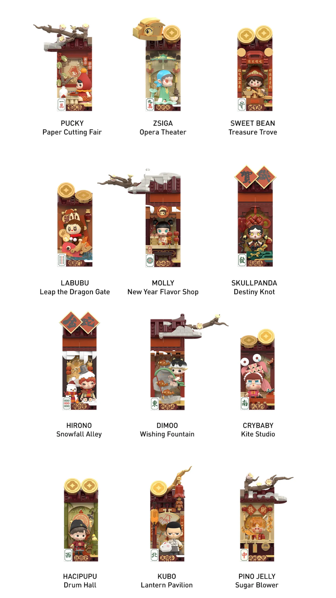 POPMART: Wealthy Snake's New Year Celebration - Fortunate Hand Series Block Figures