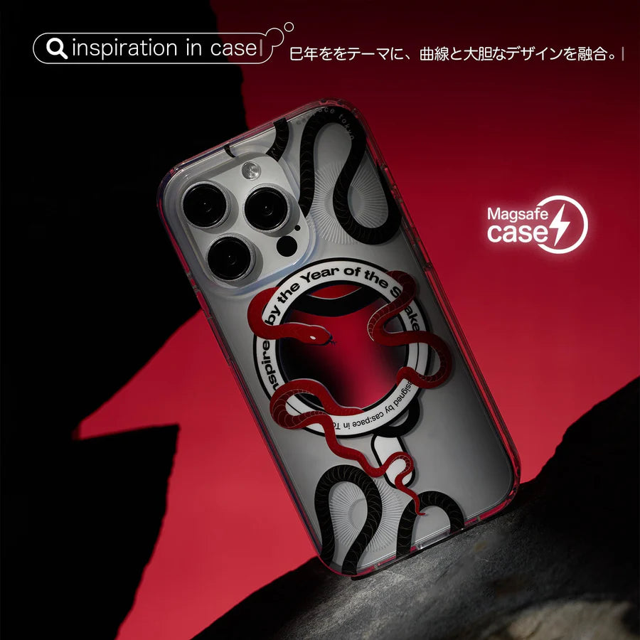 cas:pace 24A/W MagSafe compatible "year of the snake" mobile phone case