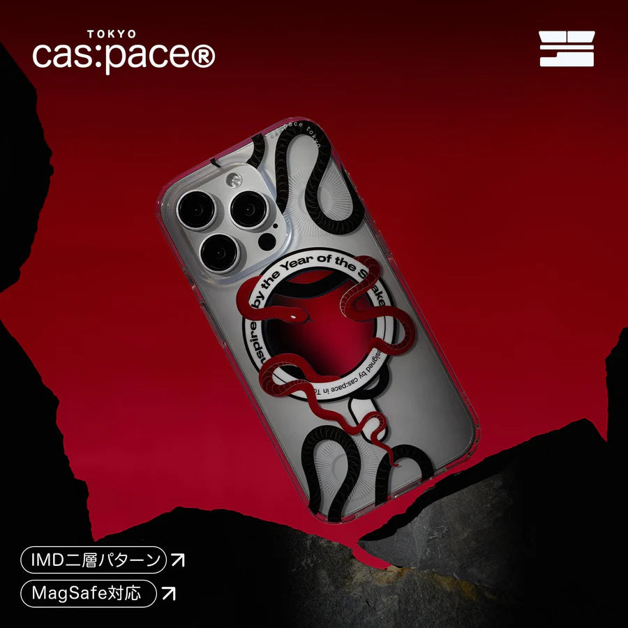 cas:pace 24A/W MagSafe compatible "year of the snake" mobile phone case