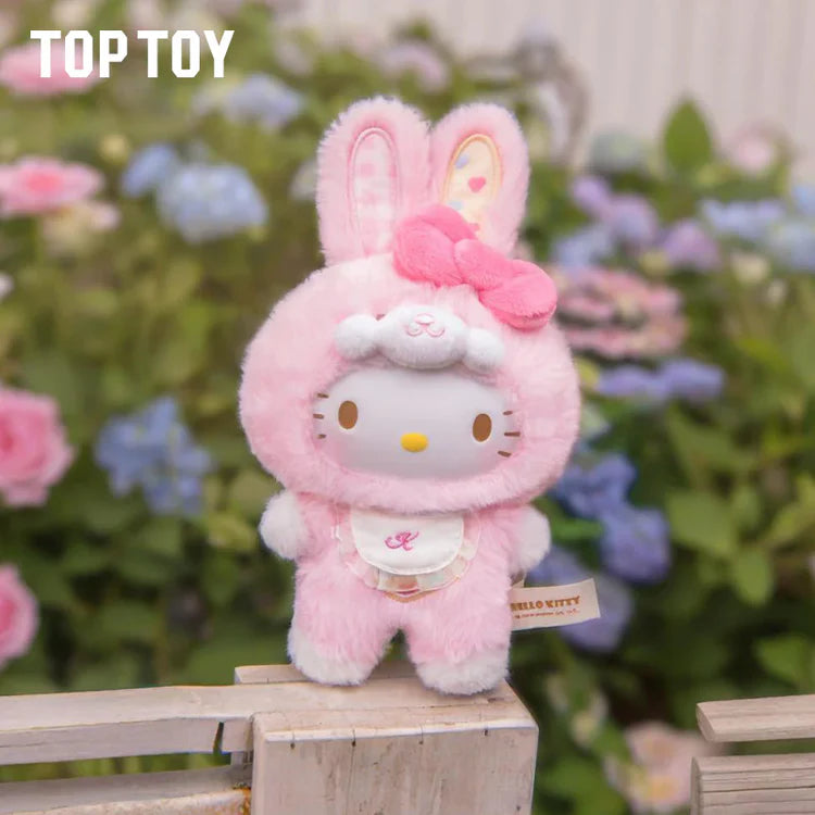 TOPTOY Sanrio Characters Elf Bunny Baby Vinyl Plush Keychains Blind Box