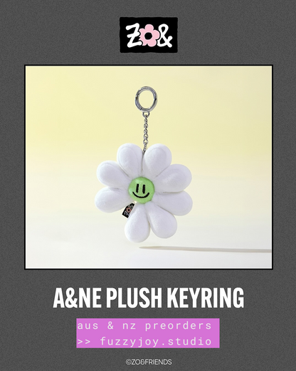 LINE FRIENDS ZO&FRIENDS A&NE Flower Keyring