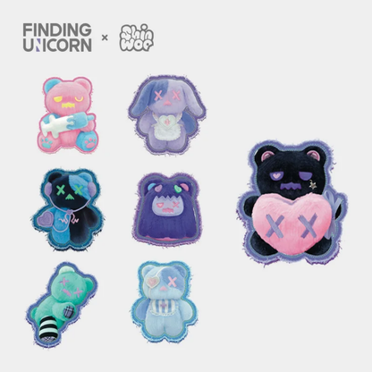 FINDING UNICORN ShinWoo Ragbear Clinic Plush Keychain Blind Box