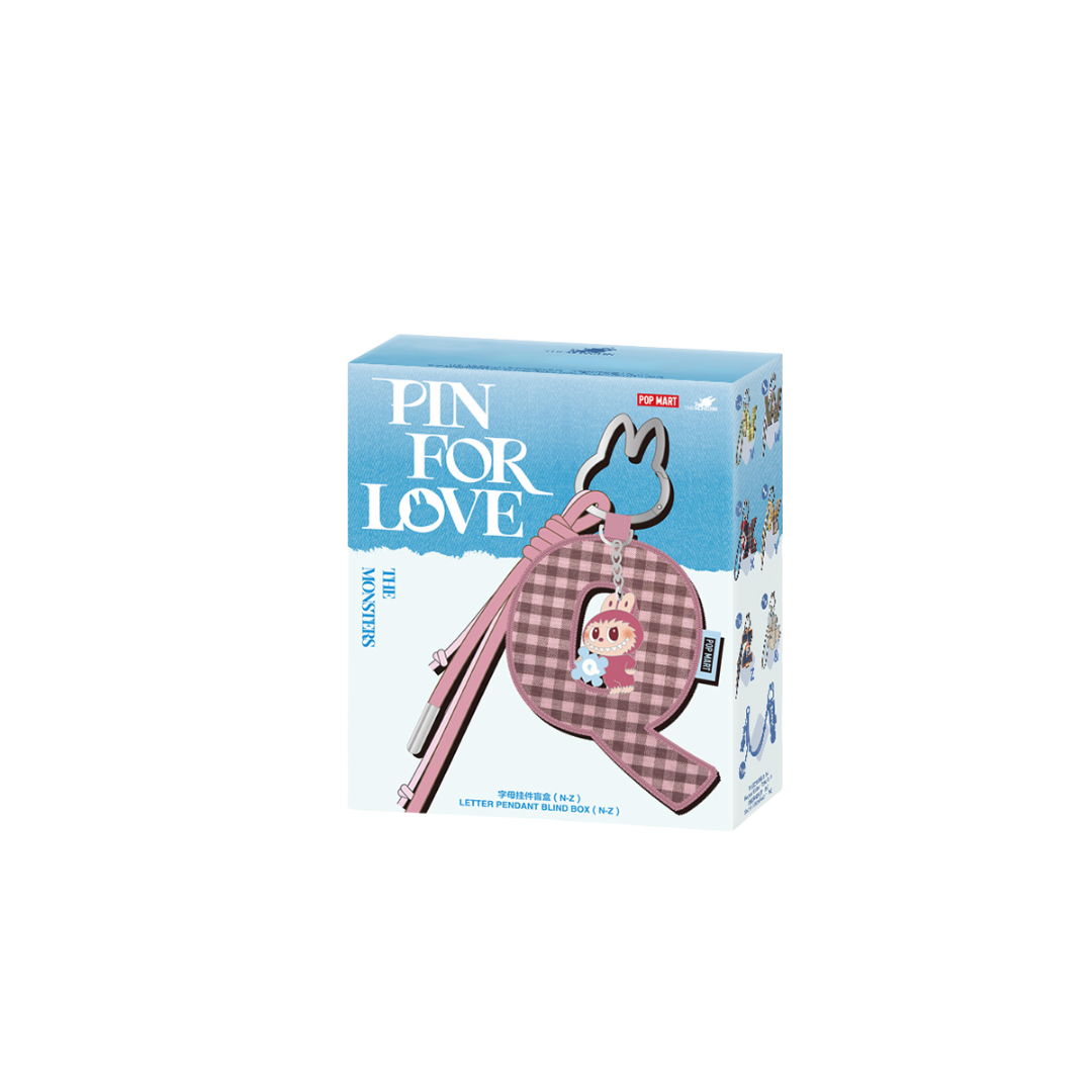 [PREORDER] THE MONSTERS Pin for Love Series- Letter Pendant Blind Box (N-Z)