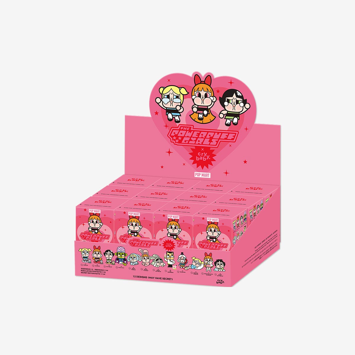 POP MART: CRYBABY X Powerpuff Girls Blind Box / Storage Box