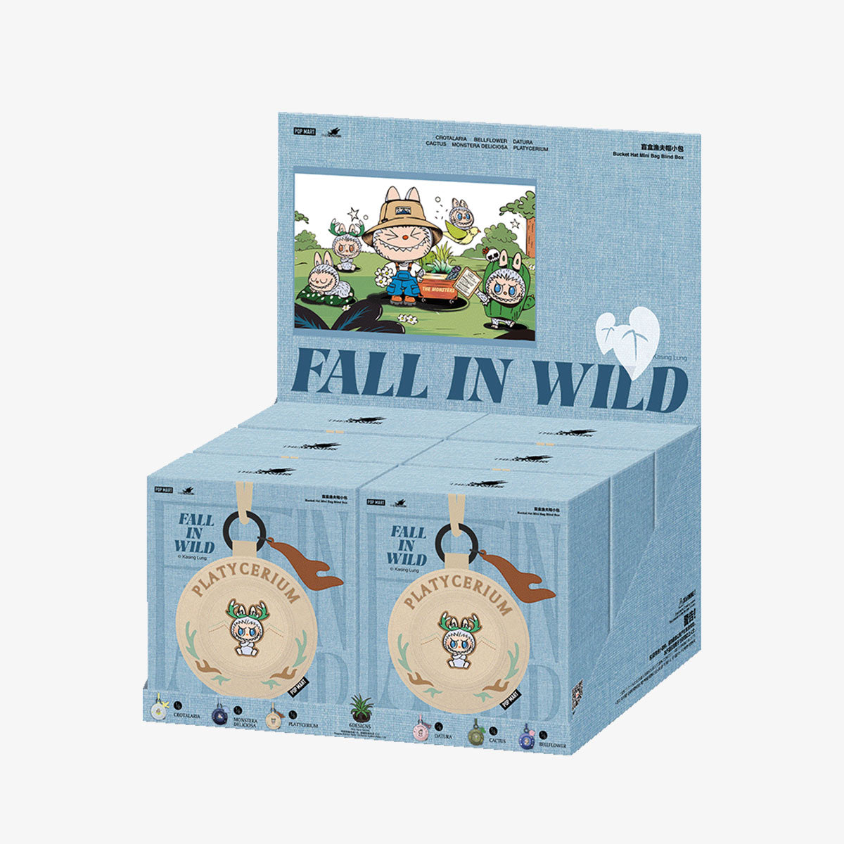 POP MART: The Monsters Fall In Wild Series - Bucket Hat Mini Bag Blind Box