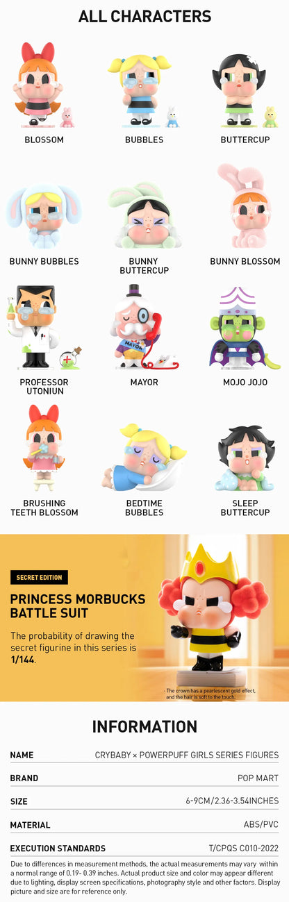 CRYBABY X Powerpuff Girls Blind Box