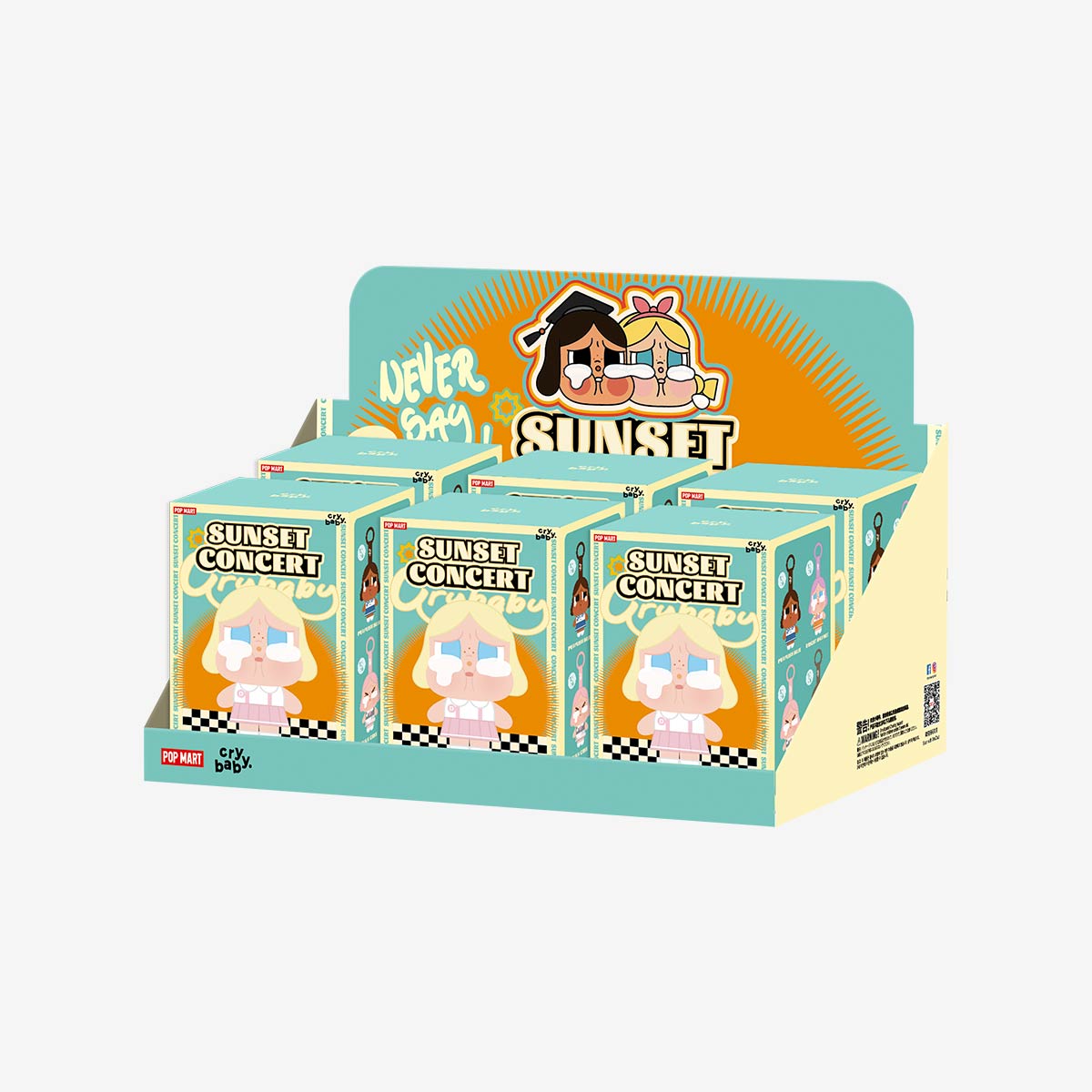 POP MART Crybaby Sunset Concert Plush Pendant Blind Box