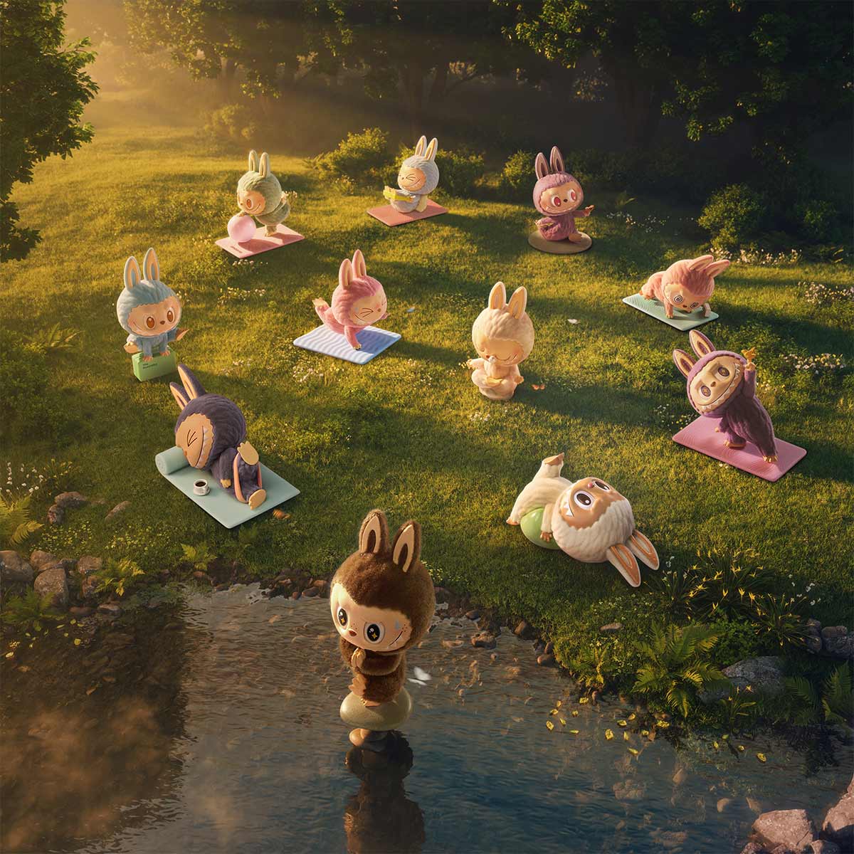 [PREORDER] The Monsters Lazy Yoga Blind Box