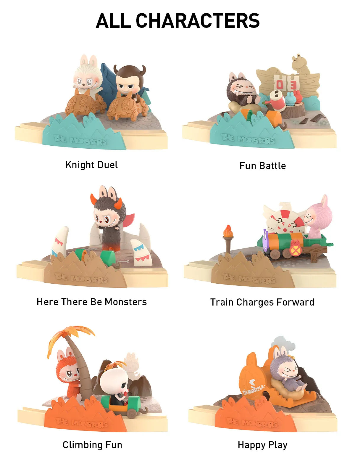 POP MART THE MONSTERS Playing Games Scene Sets