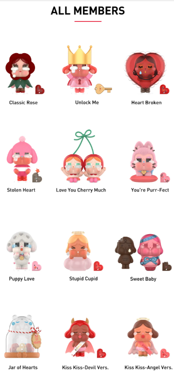 POPMART: CRYBABY Crying For Love Series Figures