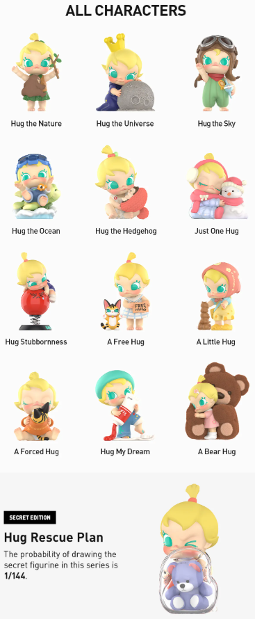 POPMART Baby Molly My Huggable Discovery Figures Blind Box