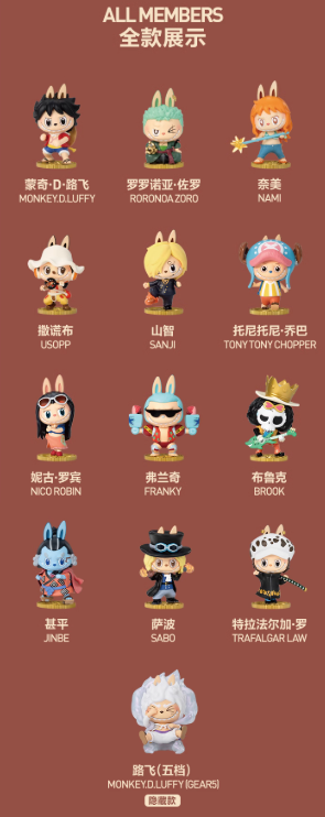 POPMART The Monsters x One Piece Blind Box