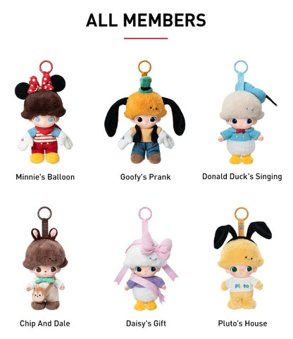 POPMART DIMOO WORLD × DISNEY Vinyl Plush Keychain Blind Box