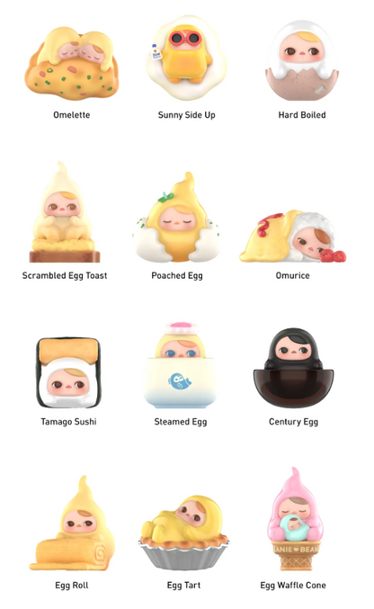 POPMART PUCKY Egg Beanie Series Figures