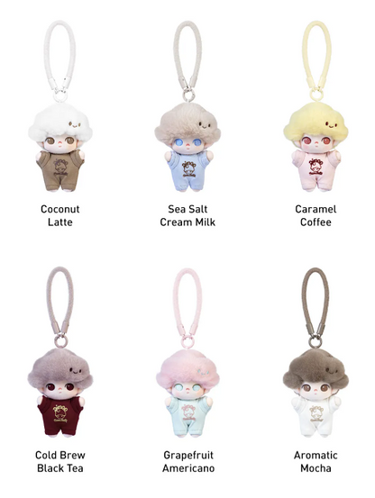 POPMART DIMOO Crush on Coffee Series-Soft-faced Plush Keychain Blind Box