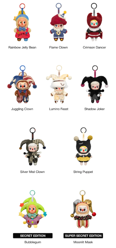 POPMART WHY SO SERIOUS Series-Vinyl Plush Pendant Blind Box