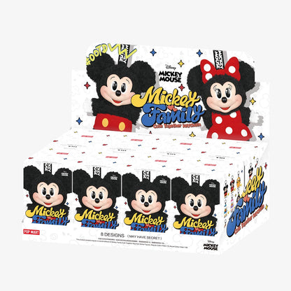 POPMART Mickey Family Cute Together Keychain Blind Box