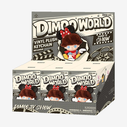 POPMART DIMOO WORLD × DISNEY Vinyl Plush Keychain Blind Box