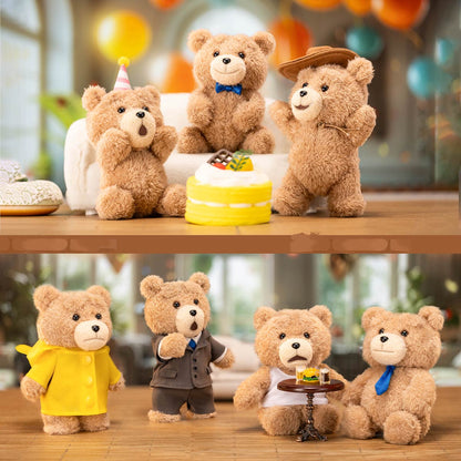 Ted2 Teddy Bear Action Plush Pendant Blind Box