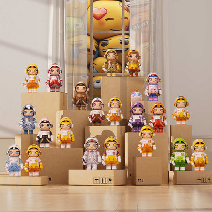 POPMART MEGA SPACE MOLLY 100% × emoji™ Blind Box