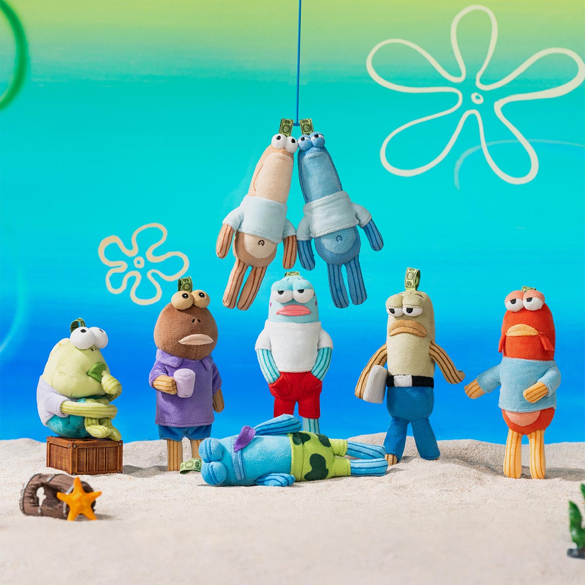 [PREORDER] Bikini Bottom Buddies Whimsical Plush Blind Box