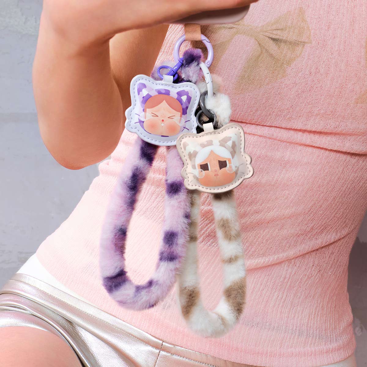 POPMART CRYBABY Wild but Cutie Phone Charm Blind Box