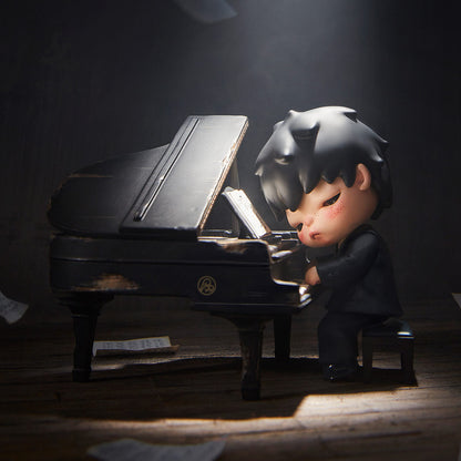 POPMART Hirono The Pianist Figure