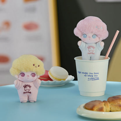 POPMART DIMOO Crush on Coffee Series-Soft-faced Plush Keychain Blind Box