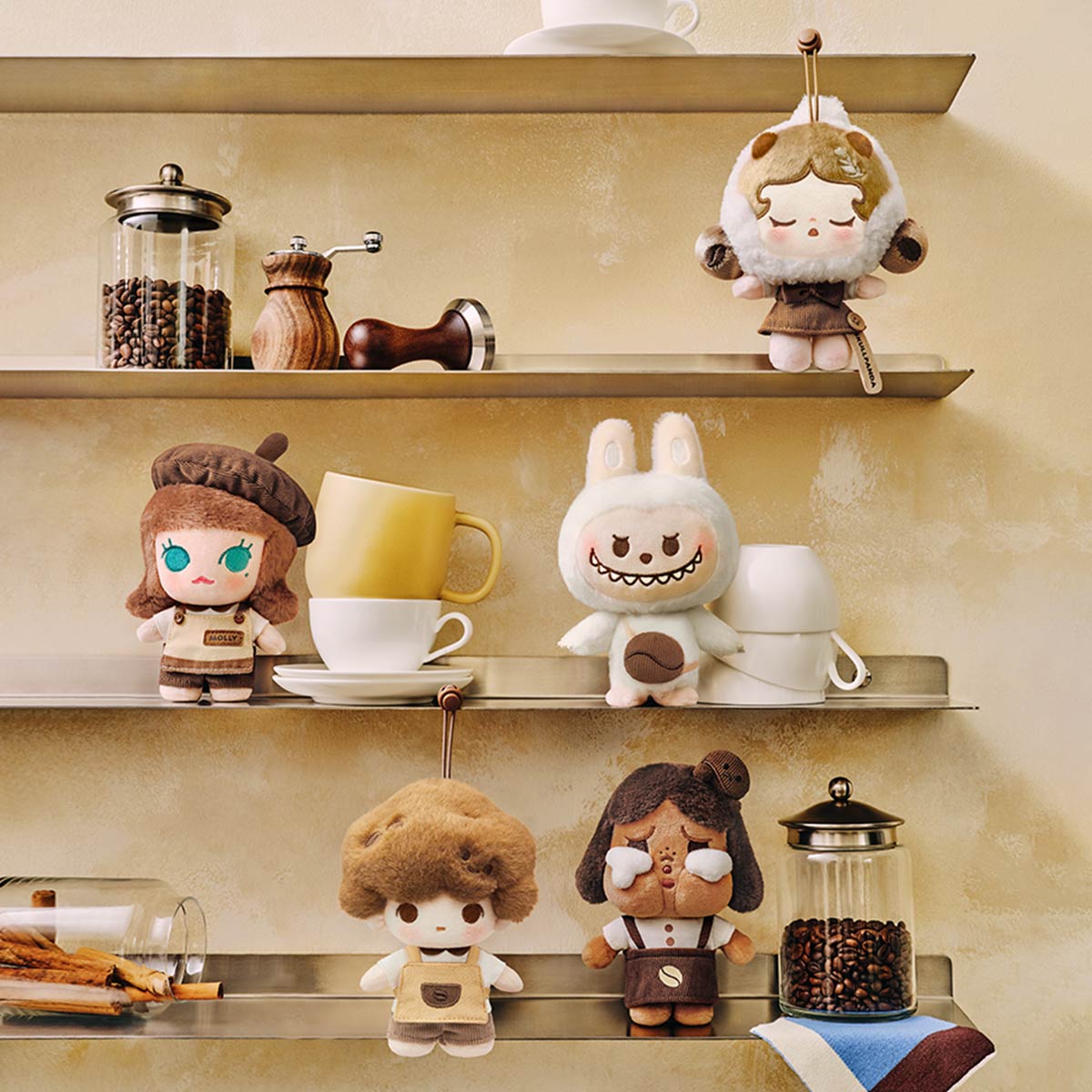 POPMART POP BEAN Coffee Factory Series-Plush Pendant