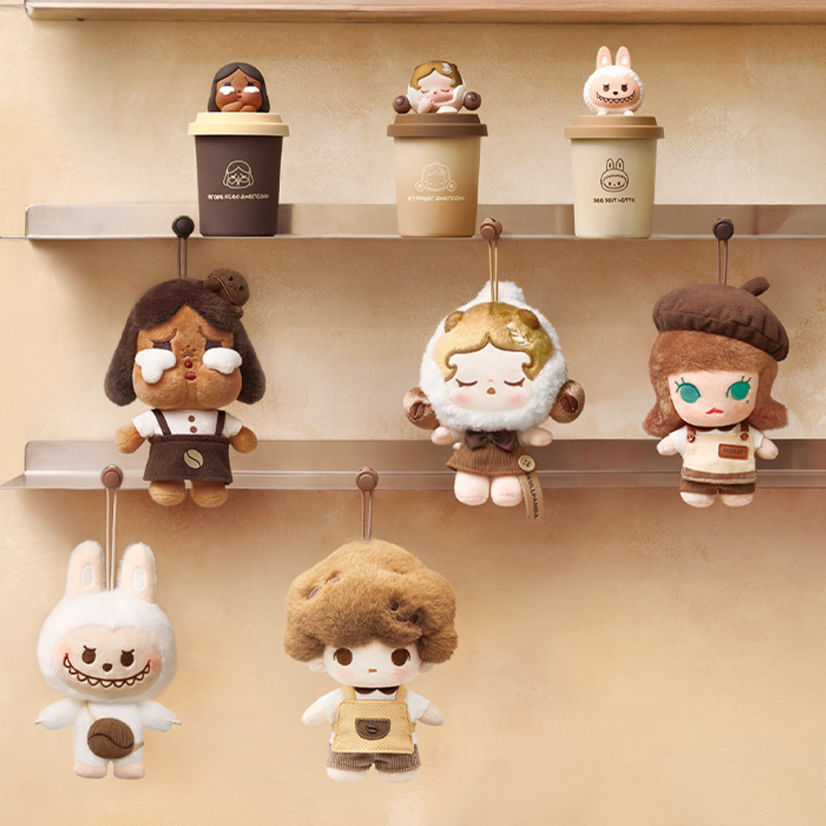 POPMART POP BEAN Coffee Factory Series-Plush Pendant