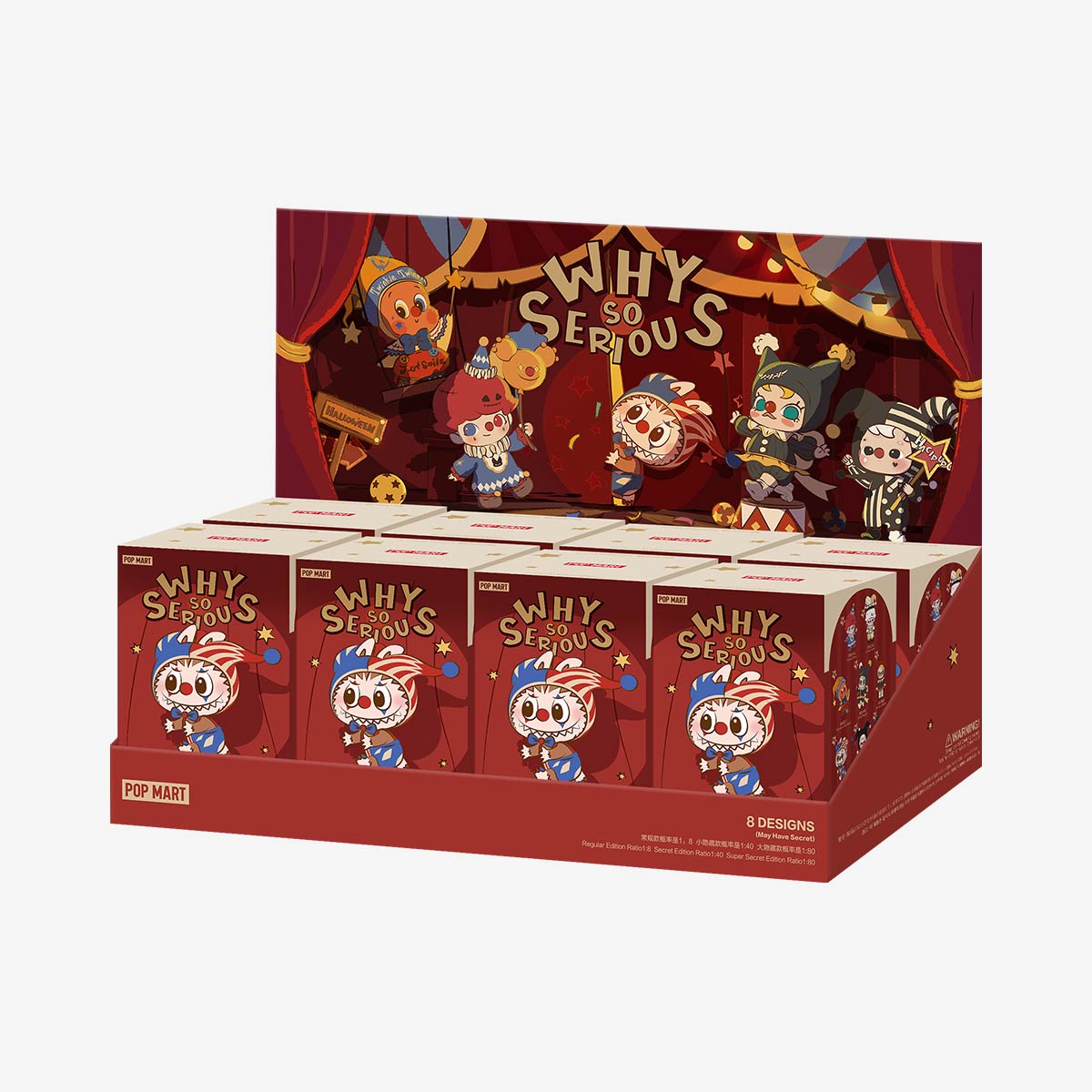 [PREORDER] WHY SO SERIOUS Series-Vinyl Plush Pendant Blind Box