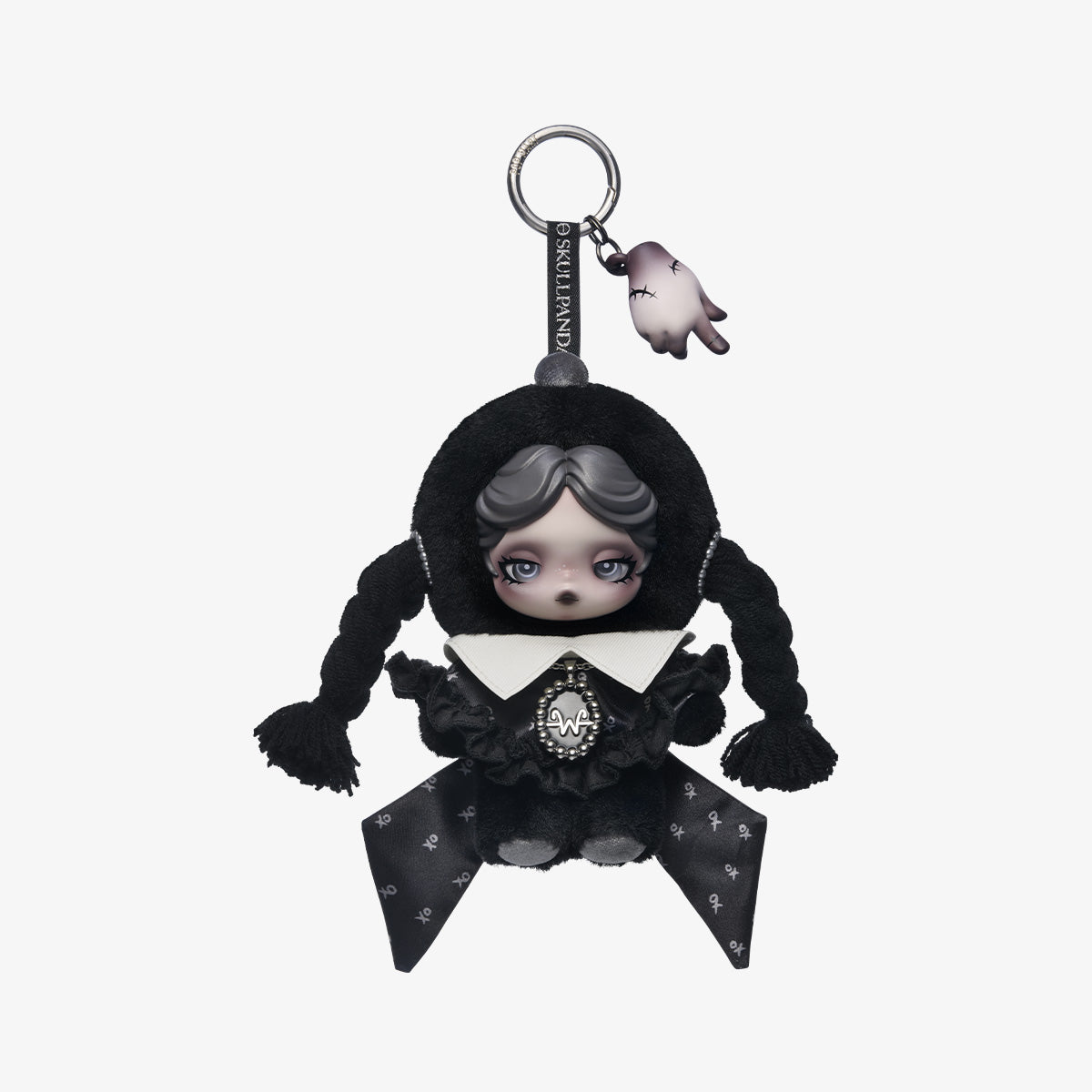 [PREORDER] SKULLPANDA × Wednesday Plush（Classic Dress Version）
