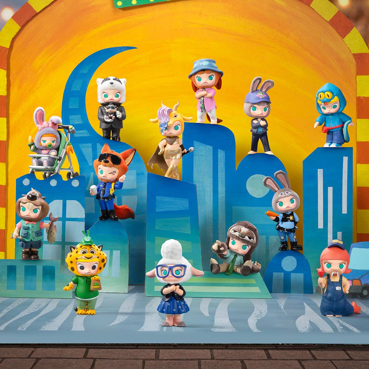 MOLLY × Zootopia Co-branded Series Figures