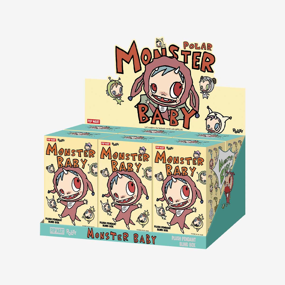 [PREORDER] POLAR-Monster Baby Collection Series Plush Pendant