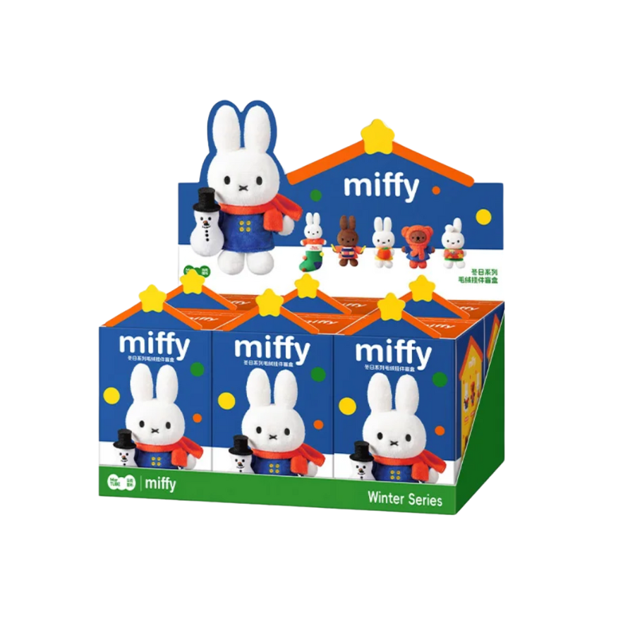[PREORDER] Miffy Winter Series Plush Keychain Blind Box