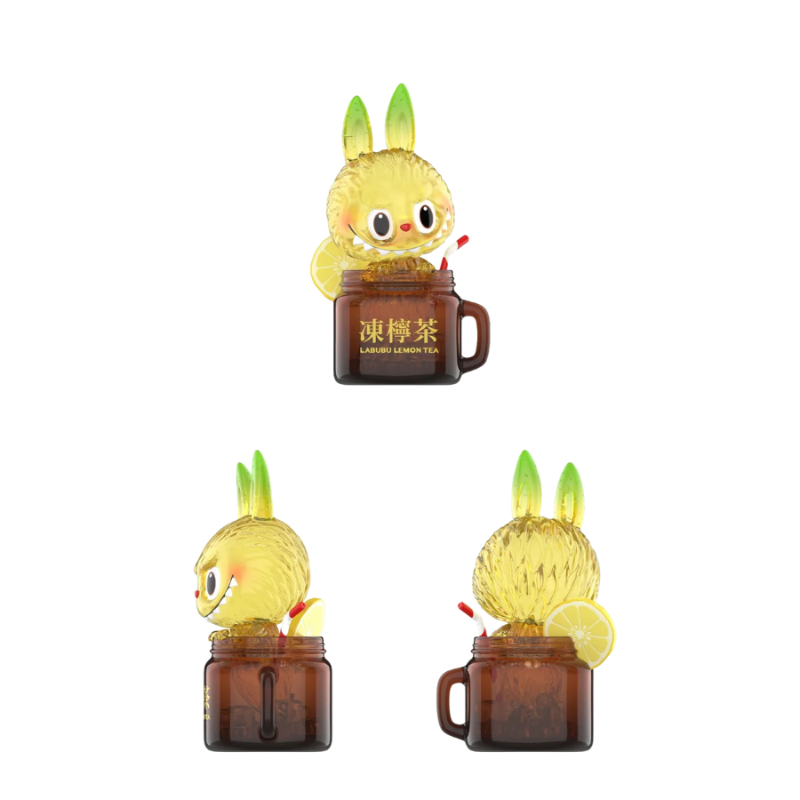 The Monsters Labubu Lemon Tea Figure