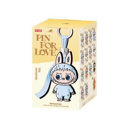THE MONSTERS Pin for Love Series-Vinyl Plush Pendant Blind Box (A-M)