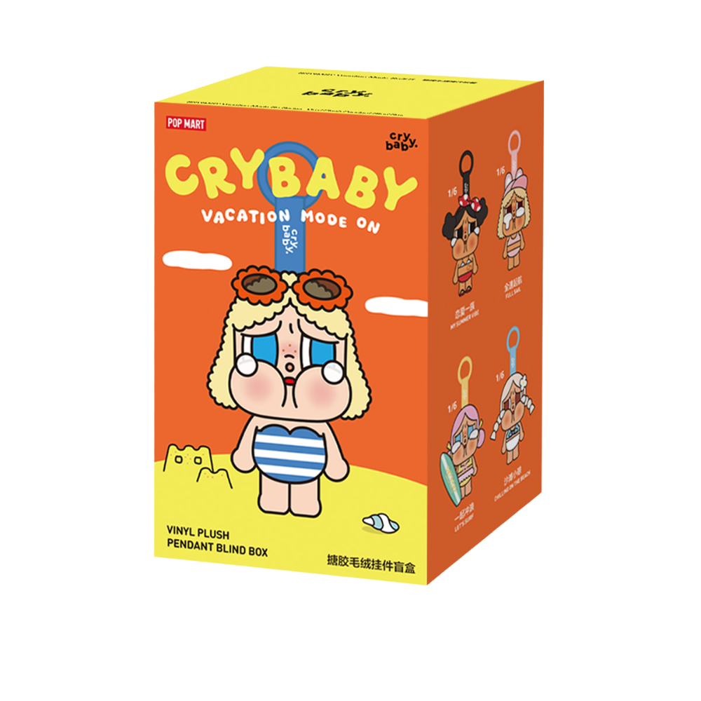 [PREORDER] CRYBABY Vacation Mode On Series-Vinyl Plush Pendant Blind Box