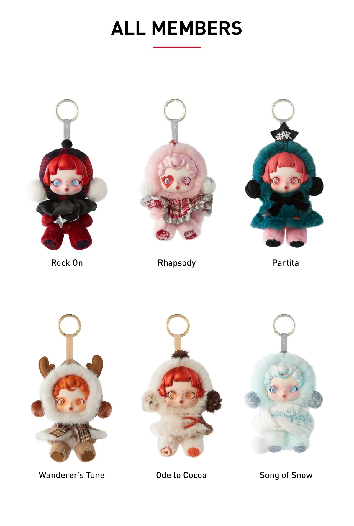 [PREORDER] SKULLPANDA Winter Symphony Plush Blind Box