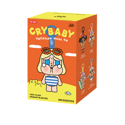 CRYBABY Vacation Mode On Series-Vinyl Plush Pendant Blind Box
