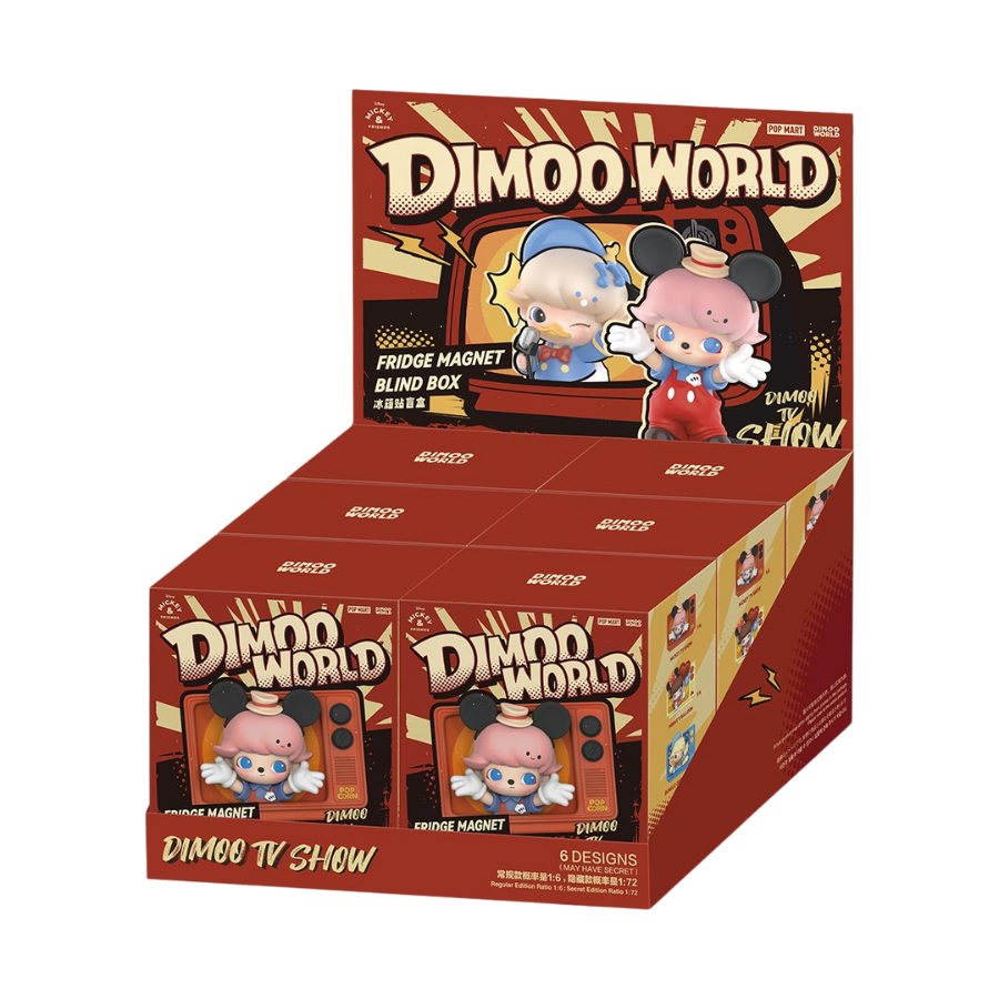 DIMOO WORLD × DISNEY Fridge Magnet Blind Box