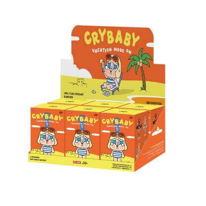 CRYBABY Vacation Mode On Series-Vinyl Plush Pendant Blind Box