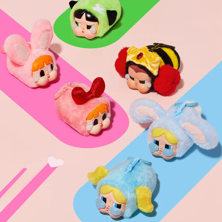 POP MART: Crybaby × The Powerpuff Girls Series Vinyl Plush Pendant Blind Box