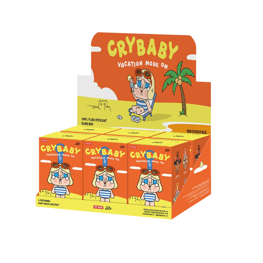 [PREORDER] CRYBABY Vacation Mode On Series-Vinyl Plush Pendant Blind Box