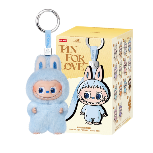 THE MONSTERS Pin for Love Series-Vinyl Plush Pendant Blind Box (A-M)