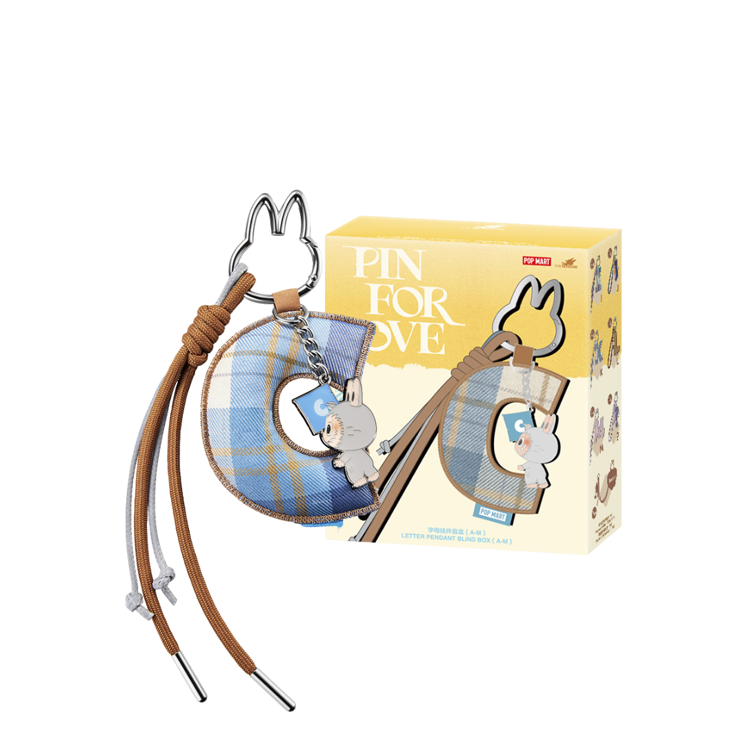 THE MONSTERS Pin for Love Series- Letter Pendant Blind Box (A-M)