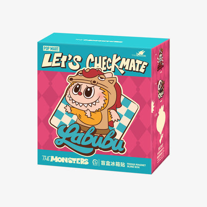 POPMART THE MONSTERS Let's Checkmate Fridge Magnet Blind Box