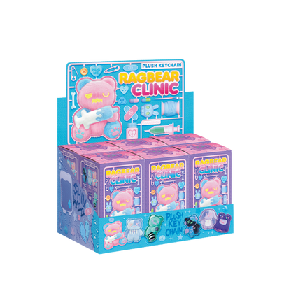 FINDING UNICORN ShinWoo Ragbear Clinic Plush Keychain Blind Box