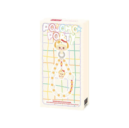 POPMART POP BEAN Pajamas Party mobile phone chain