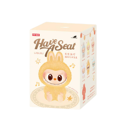 Pop Mart Labubu Have a Seat Plush V2 blind box packaging